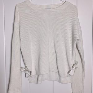 Sacs Off Fifth Knit Sweater, WHITE
